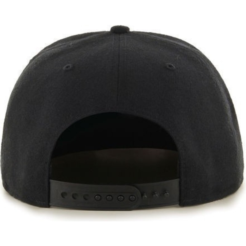 47-brand-flat-brim-pittsburgh-penguins-nhl-captain-black-snapback-cap