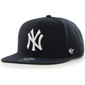 47-brand-flat-brim-new-york-yankees-mlb-sure-shot-captain-black-snapback-cap
