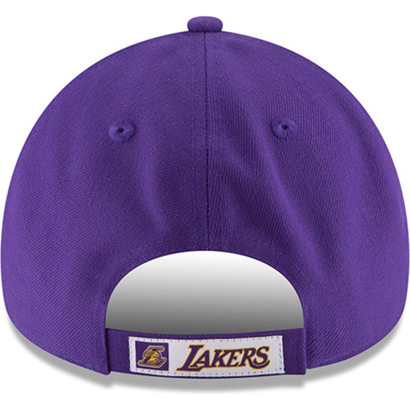 new-era-curved-brim-9forty-the-league-los-angeles-lakers-nba-purple-adjustable-cap
