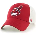 47-brand-cleveland-indians-mlb-mvp-branson-red-trucker-hat