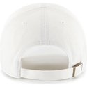 47-brand-curved-brim-pink-logo-los-angeles-dodgers-mlb-clean-up-white-cap
