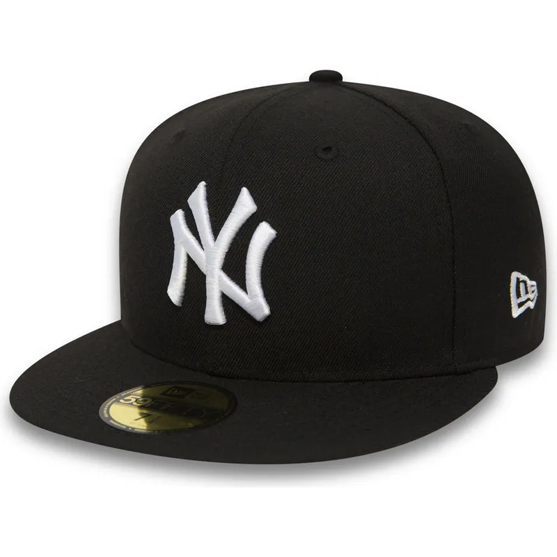 New Era Flat Brim 59FIFTY Essential New York Yankees MLB Black
