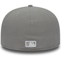 new-era-flat-brim-white-logo9fifty-essential-new-york-yankees-mlb-grey-fitted-cap