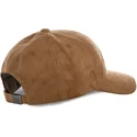 von-dutch-curved-brim-suede5-brown-adjustable-cap
