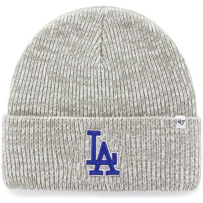 47-brand-los-angeles-dodgers-mlb-cuff-knit-brain-freeze-grey-beanie