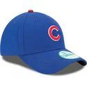 new-era-curved-brim-9forty-the-league-chicago-cubs-mlb-black-adjustable-cap