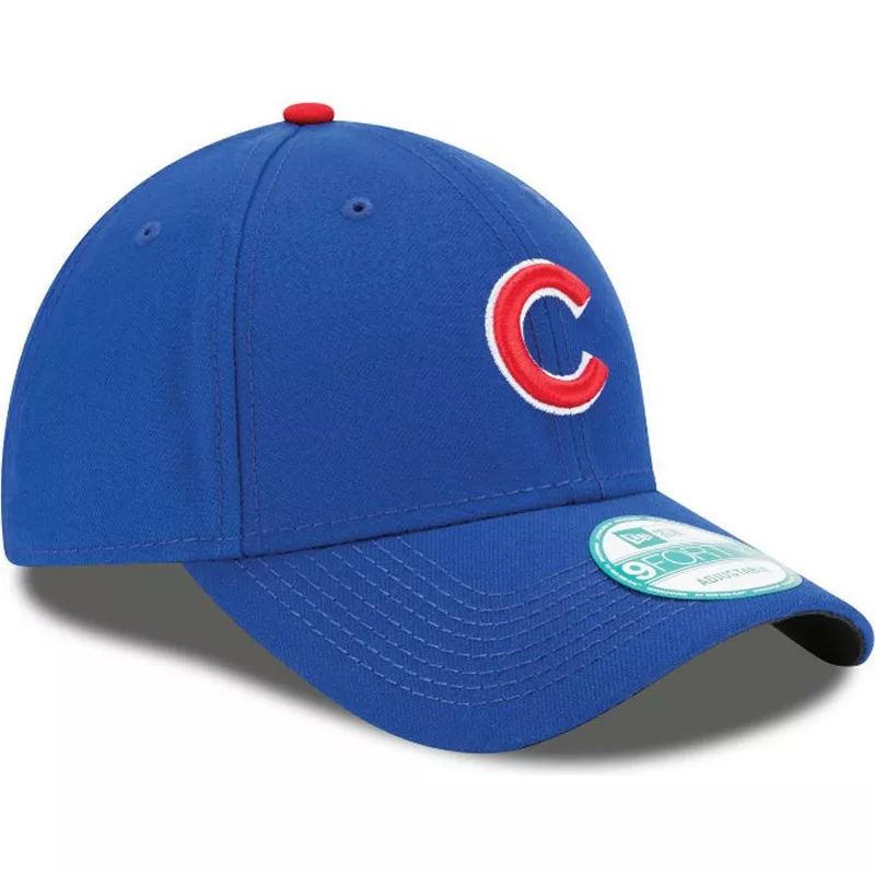 new-era-curved-brim-9forty-the-league-chicago-cubs-mlb-black-adjustable-cap