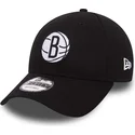 new-era-curved-brim-9forty-felt-infill-brooklyn-nets-nba-black-adjustable-cap