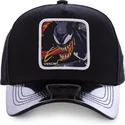 capslab-curved-brim-venom-ven3-marvel-comics-black-snapback-cap