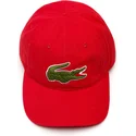 lacoste-curved-brim-big-croc-gabardine-red-adjustable-cap