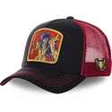 capslab-scorpio-sco-saint-seiya-knights-of-the-zodiac-black-and-red-trucker-hat