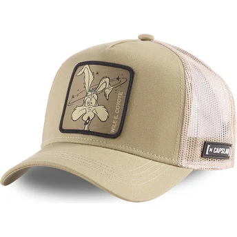 capslab-wile-e-coyote-loo-coy1-looney-tunes-brown-trucker-hat