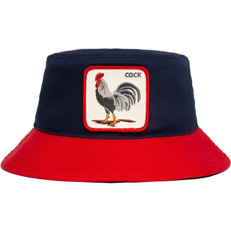 goorin-bros-rooster-cock-americana-the-farm-navy-blue-and-red-bucket-hat