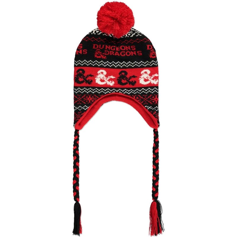 difuzed-dungeons-dragons-red-and-black-sherpa-beanie