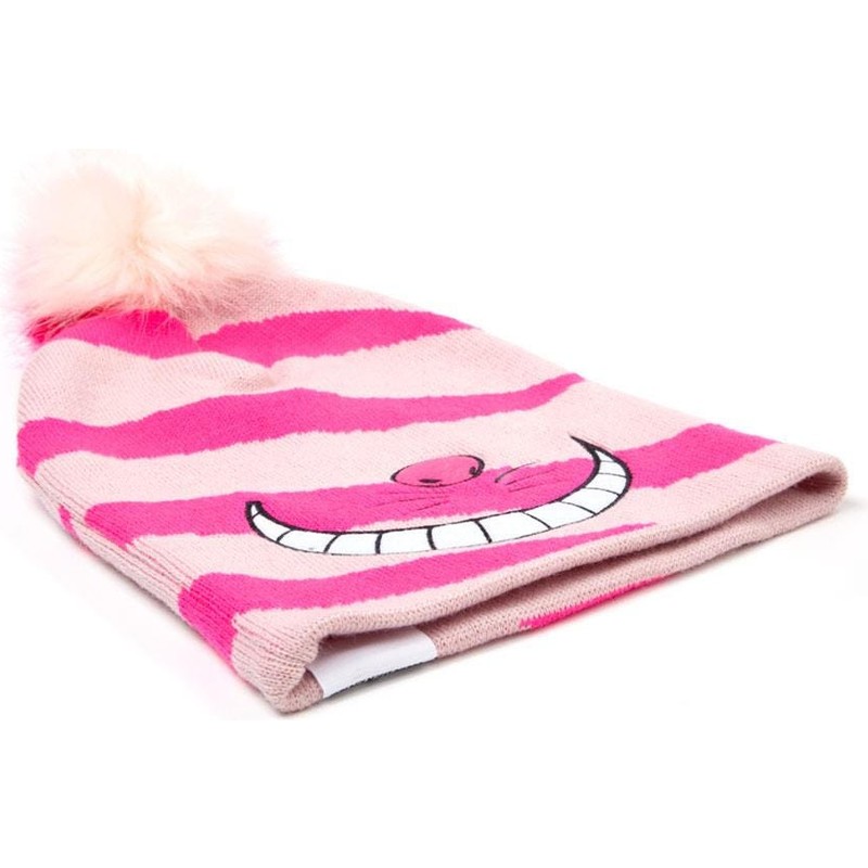 difuzed-cheshire-cat-alice-in-wonderland-pink-beanie-with-pompom
