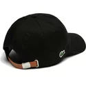 lacoste-curved-brim-contrast-strap-black-adjustable-cap