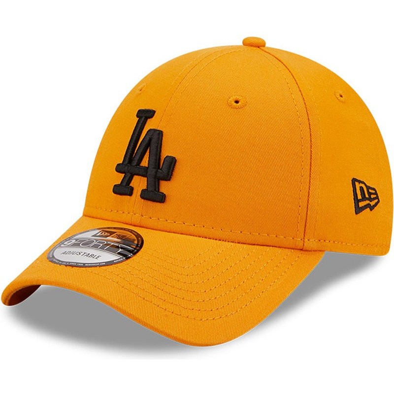 black and orange dodgers hat