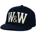 wheels-and-waves-flat-brim-varsity-ww28-navy-blue-adjustable-cap