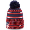 new-era-sport-atletico-de-madrid-lfp-red-and-blue-with-pompom-beanie