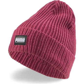 Puma Ribbed Classic Cuff Red Beanie