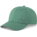 puma-curved-brim-metal-cat-green-adjustable-cap