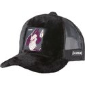 capslab-son-gohan-great-ape-fur1-ooz1-dragon-ball-black-shearling-trucker-hat