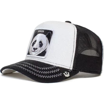 Goorin Bros. Panda Virgin Finish Last The Farm White and Black Trucker Hat