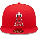 new-era-flat-brim-59fifty-authentic-on-field-los-angeles-angels-mlb-red-fitted-cap