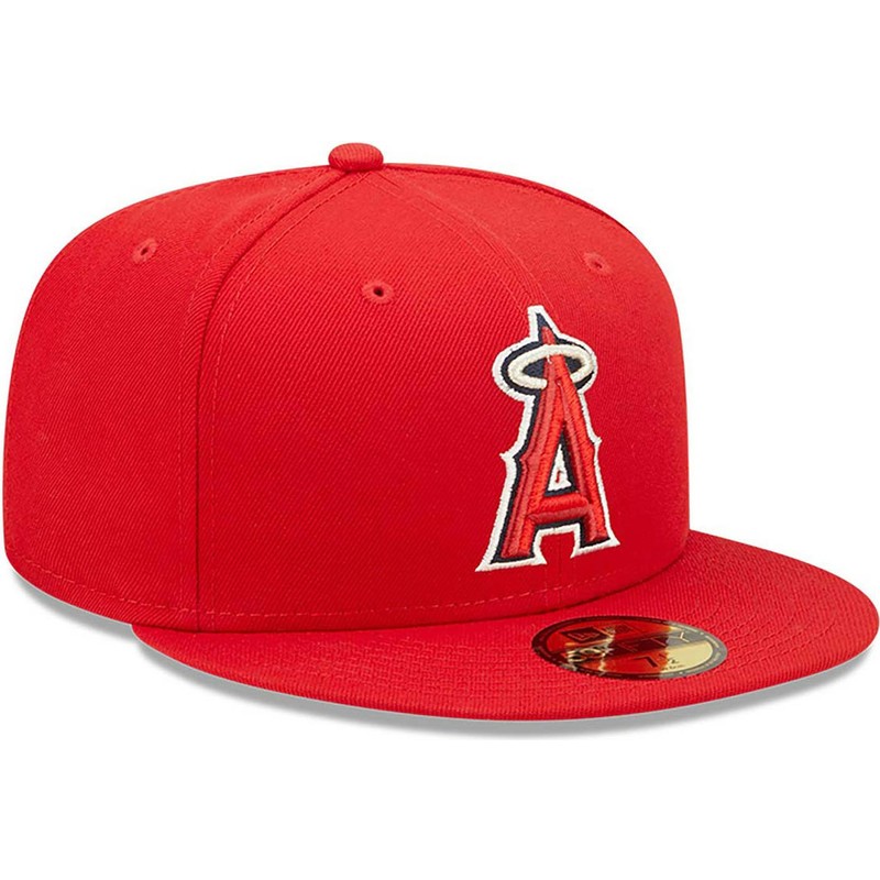 new-era-flat-brim-59fifty-authentic-on-field-los-angeles-angels-mlb-red-fitted-cap