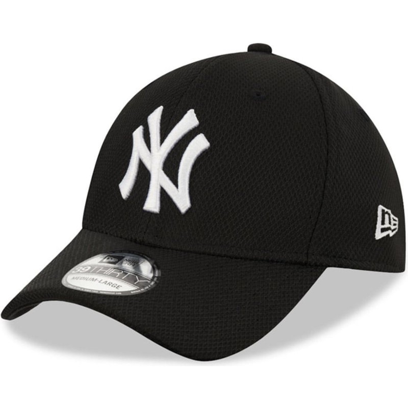 new-era-curved-brim-39thirty-diamond-era-new-york-yankees-mlb-black-fitted-cap