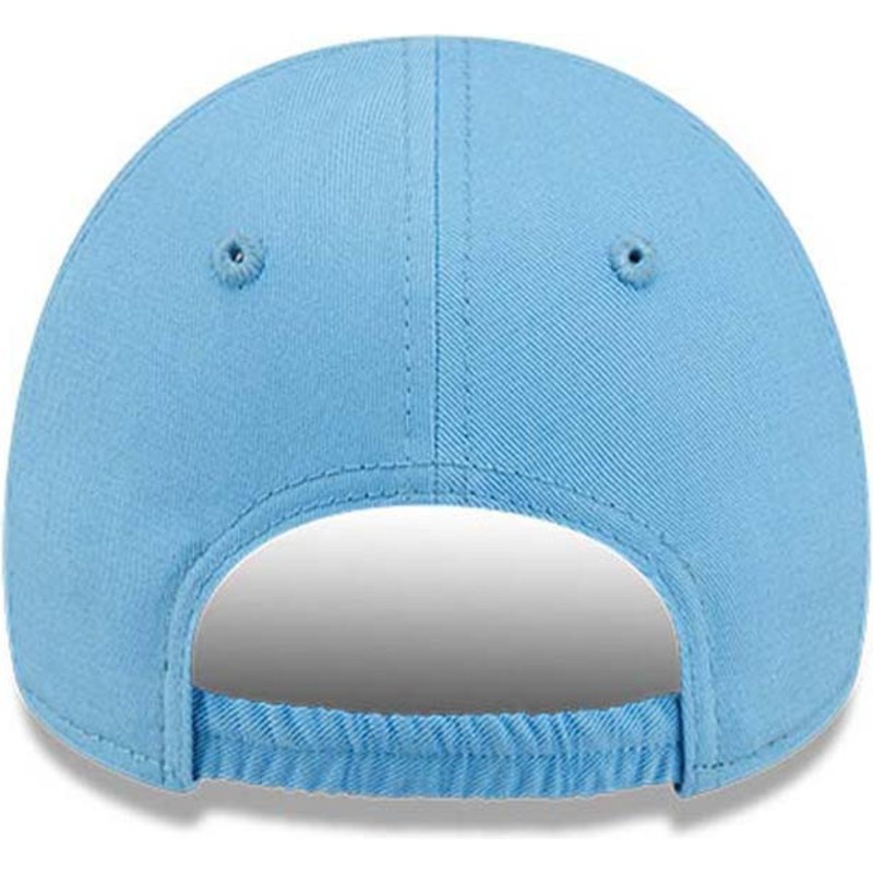 new-era-curved-brim-toddler-9forty-league-essential-los-angeles-dodgers-mlb-light-blue-adjustable-cap