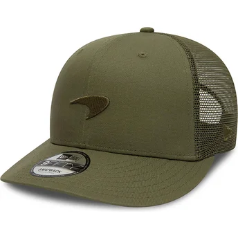 New Era Green Logo 9FIFTY Seasonal McLaren Racing Formula 1 Green Trucker Hat