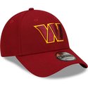new-era-curved-brim-9forty-the-league-washington-commanders-nfl-red-adjustable-cap
