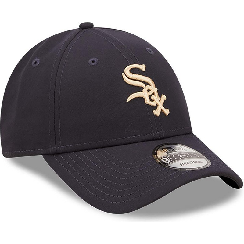 new-era-curved-brim-9forty-repreve-chicago-white-sox-mlb-navy-blue-adjustable-cap