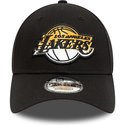 new-era-curved-brim-9forty-gradient-infill-los-angeles-lakers-nba-black-adjustable-cap