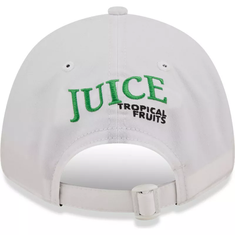 new-era-curved-brim-juice-tropical-fruits-9forty-food-icon-white-adjustable-cap