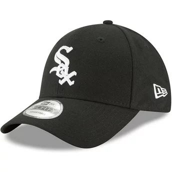 New Era Curved Brim 9FORTY The League Chicago White Sox MLB Black Adjustable Cap