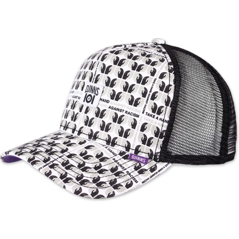 djinns-take-a-hand-against-racism-hft-ioi-white-and-black-trucker-hat