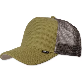 Djinns HFT WaffleJersey Green and Grey Trucker Hat
