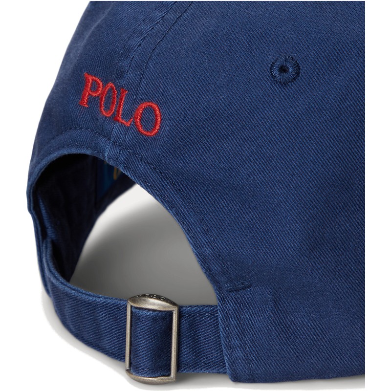 polo-ralph-lauren-curved-brim-red-logo-cotton-chino-classic-sport-navy-blue-adjustable-cap