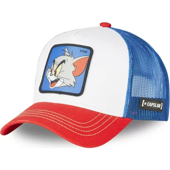 Capslab Tom TO8 Looney Tunes White, Blue and Red Trucker Hat