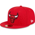 new-era-flat-brim-59fifty-draft-edition-2023-chicago-bulls-nba-red-fitted-cap