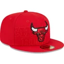 new-era-flat-brim-59fifty-draft-edition-2023-chicago-bulls-nba-red-fitted-cap