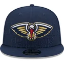 new-era-flat-brim-9fifty-draft-edition-2023-new-orleans-pelicans-nba-navy-blue-snapback-cap