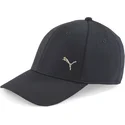 puma-curved-brim-gold-metal-cat-black-adjustable-cap