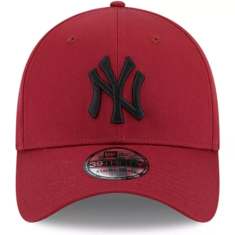 new-era-curved-brim-navy-blue-logo-39thirty-comfort-new-york-yankees-mlb-red-fitted-cap