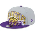 new-era-flat-brim-9fifty-tip-off-2023-los-angeles-lakers-nba-grey-and-purple-snapback-cap