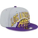 new-era-flat-brim-9fifty-tip-off-2023-los-angeles-lakers-nba-grey-and-purple-snapback-cap