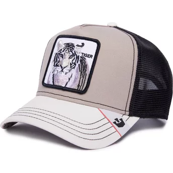 Goorin Bros. Tiger MV Stripes The Farm MVP Grey and Black Trucker Hat