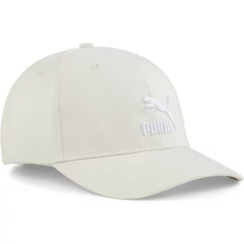 Puma Curved Brim Classics Archive Logo Beige Adjustable Cap